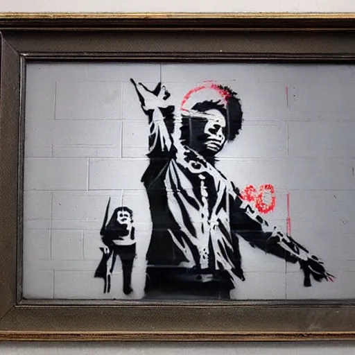 Prompt: revolution by Banksy, 8k