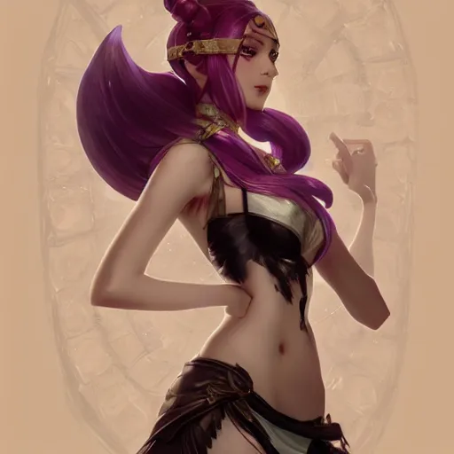 Image similar to Jinx From the series Arcane, League of Legends, elegant, highly detailed, digital painting, artstation, concept art, smooth, sharp focus, illustration, ArtStation, art by artgerm and greg rutkowski and alphonse mucha and J. C. Leyendecker and Edmund Blair Leighton and Katsuhiro Otomo and Geof Darrow and Phil hale and Ashley wood and Ilya repin and Charlie Bowater