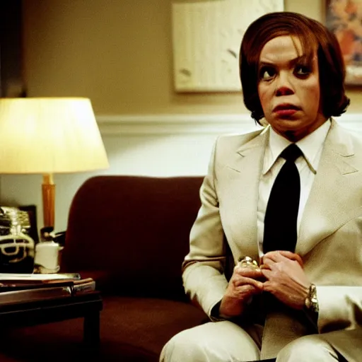 Image similar to a film still of Funny Valentine in Frost/Nixon(2008)