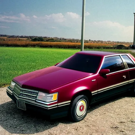 Image similar to a Cadillac 1990, mixed with a subaru 2000