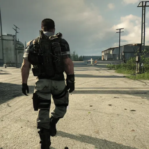 Image similar to chris redfield in escape from tarkov