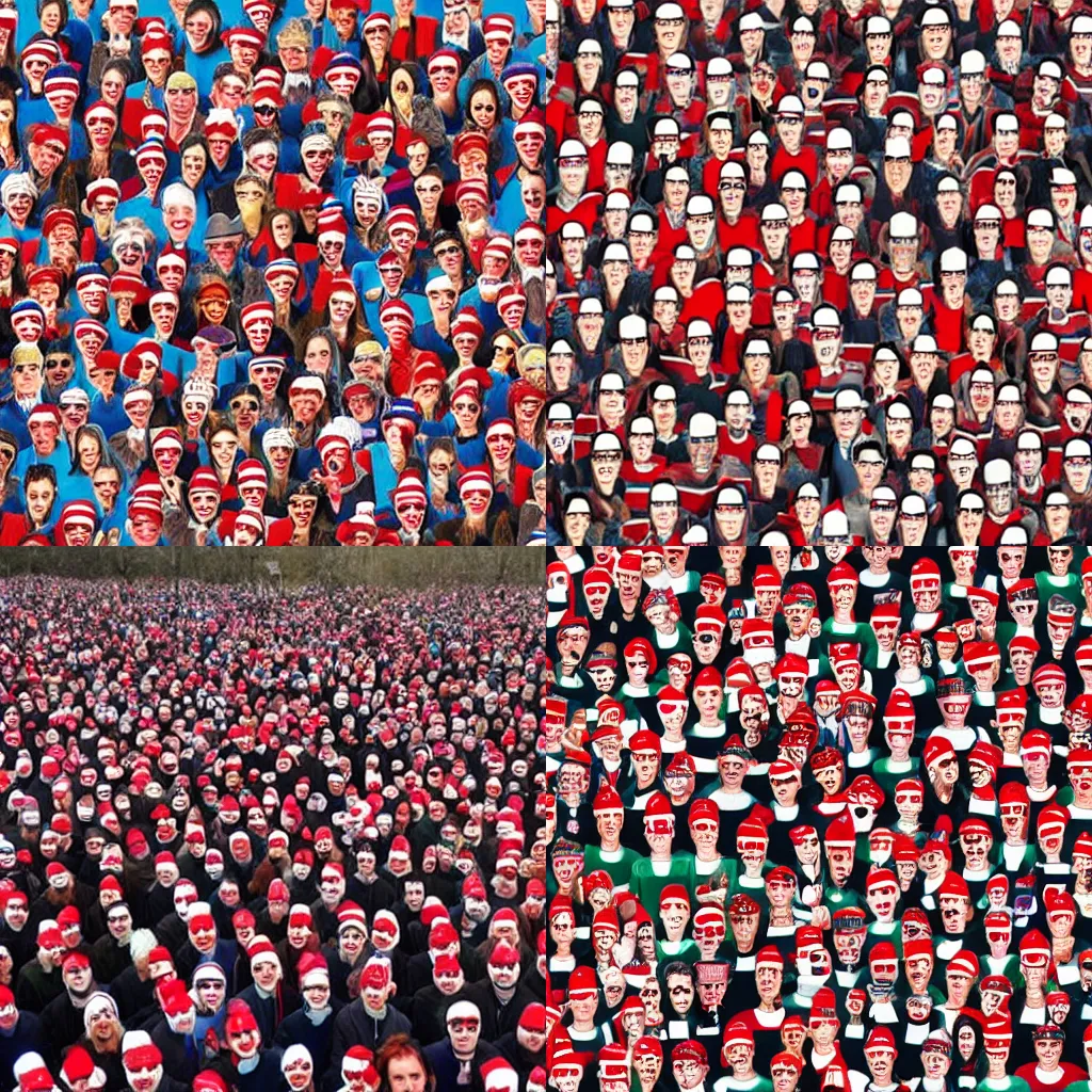 Prompt: where's wally