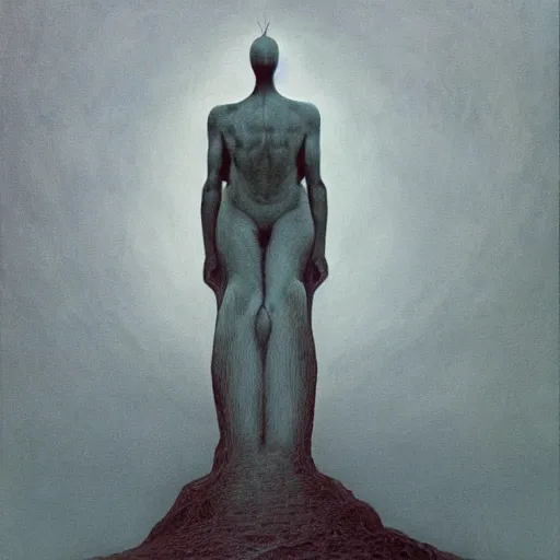 Image similar to harbinger at the end of the world by zdzisław beksinski, by zdzisław beksinski, by zdzisław beksinski, by zdzisław beksinski, by zdzisław beksinski