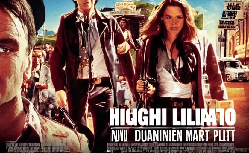 Image similar to high quality high detail movie screenshot by quentin tarantino, hd,