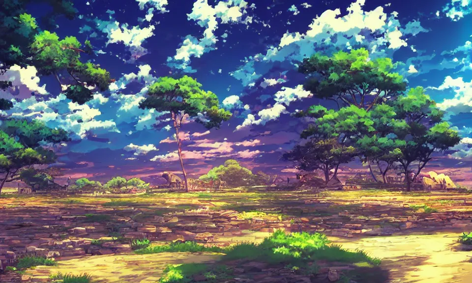 ArtStation - Stunning anime landscape-demhanvico.com.vn