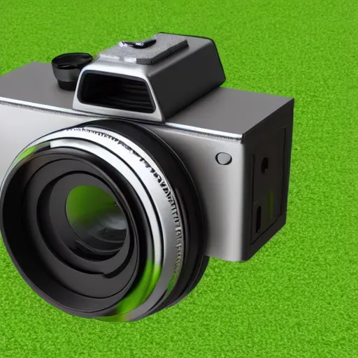 Prompt: a princess leia mirrorless camera, 3 d render