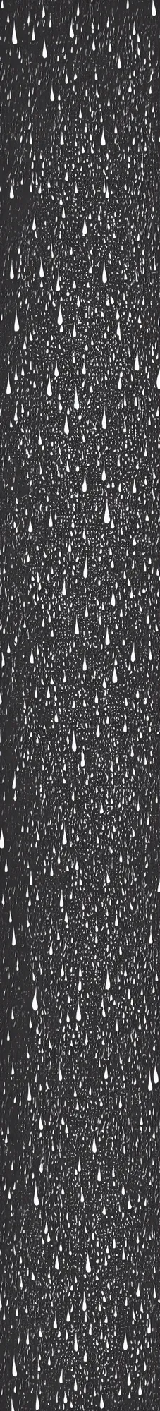 Prompt: illustration of rain falling onto a wet black surface