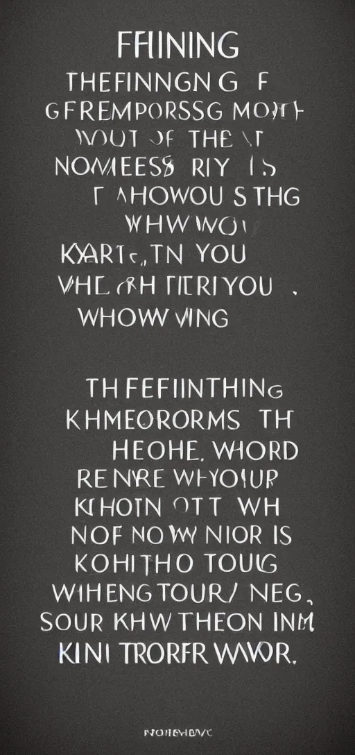 Prompt: the feeling of remembering nothingness, remembering what it means to not exist, the tremor of knowing what you aren't suppose to know