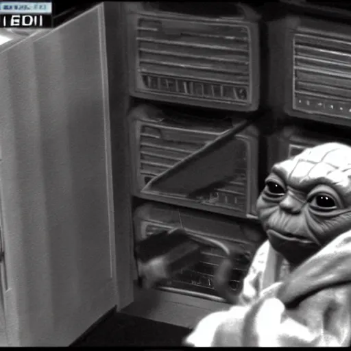 Image similar to yoda caught robbing store cct footage