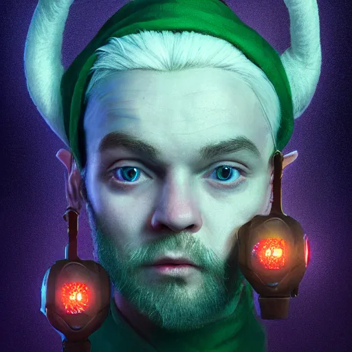 Image similar to A portrait of a cotton-headed ninny-muggins, huggy wuggy from poppy playtime video game, fullbody, ultra high detailed, glowing lights, oil painting, Greg Rutkowski, Charlie Bowater, Beeple, unreal 5, DAZ, hyperrealistic, octane render, RPG portrait, dynamic lighting, fantasy art, beautiful face