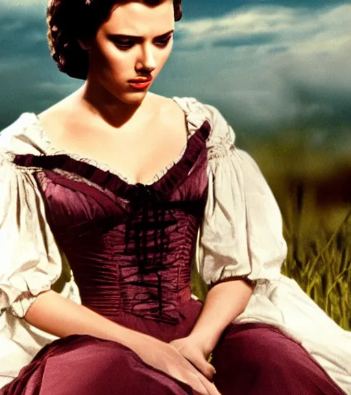 Image similar to Scarlett Johansson in Gone With the Wind