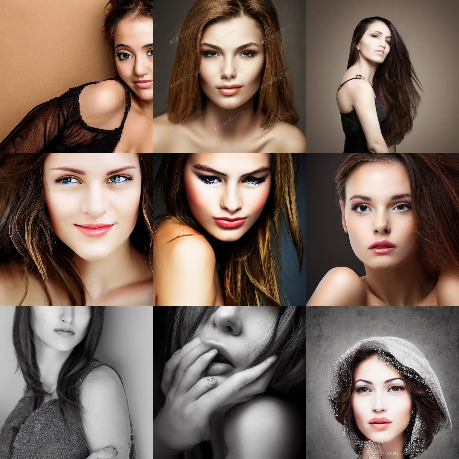 Image similar to beautiful woman portrait