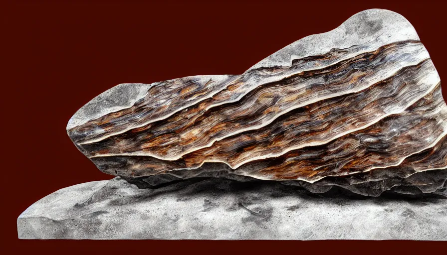 Image similar to kintaro miura petrified wood slab aquatic horror shape diablo canine rendered extremely detailed