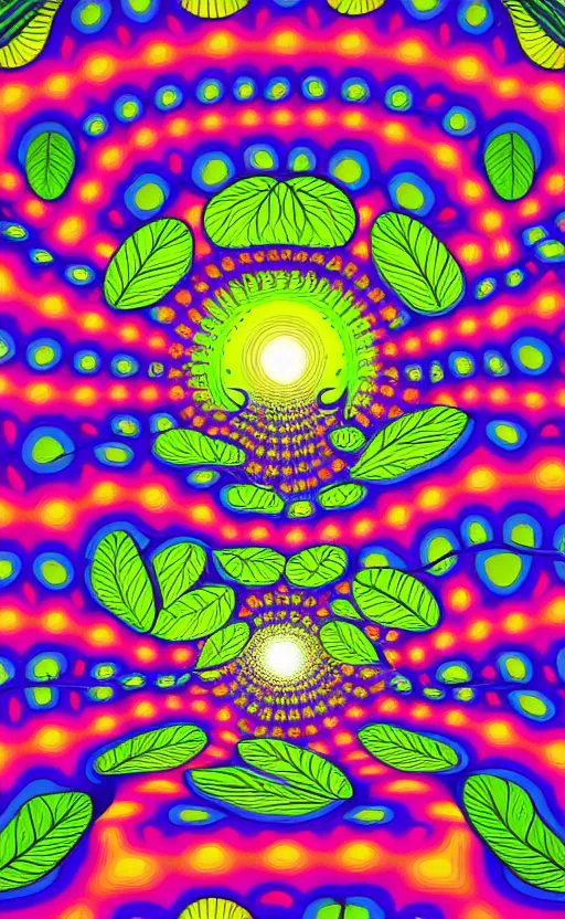 Image similar to fantastic flowers trippy, psychedelic, wide angle shot, white background, vector art, illustration by frank frazetta