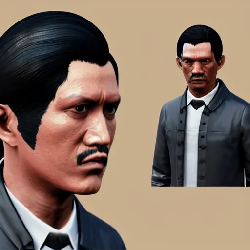 Prompt: Jose Rizal as a Grand Theft Auto character, Hyperrealistic, highly detailed, ornate and intricate, sharp, 8k, rendered in Unreal Engine 5