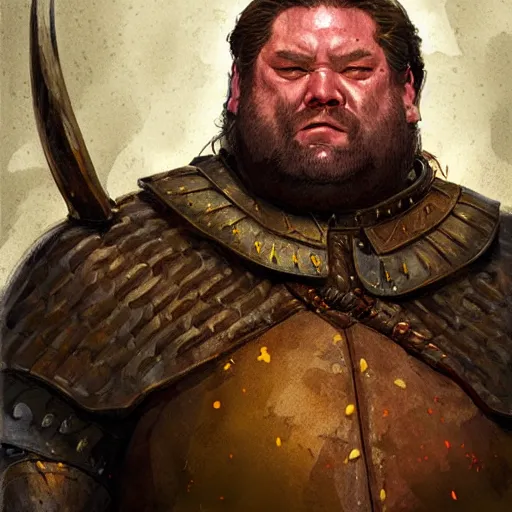 Image similar to detailed portrait of robert baratheon by marc simonetti