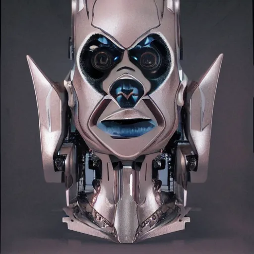 Image similar to the face of the robot devil