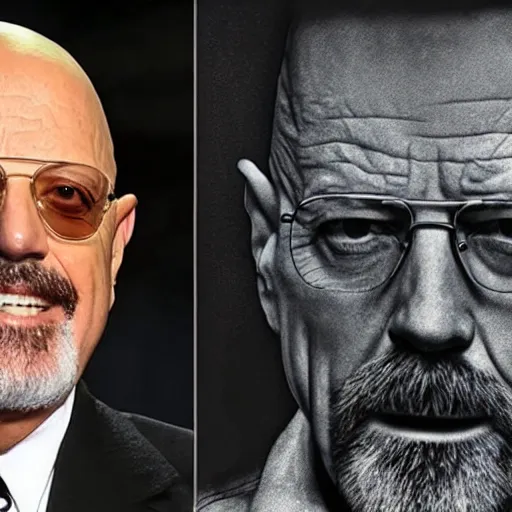 Image similar to billy joel playing walter white in breaking bad