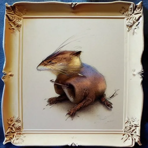 Image similar to ( ( ( ( ( ihop 🥞. muted colors. ) ) ) ) ) by jean - baptiste monge!!!!!!!!!!!!!!!!!!!!!!!!!!!