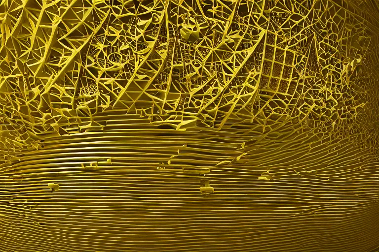 Prompt: a beautiful mathematical model in 3D atop the Golden Pavilion, photo, 4K