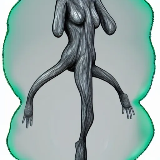 Image similar to a person transforming into goo, hd, drawing, digital art