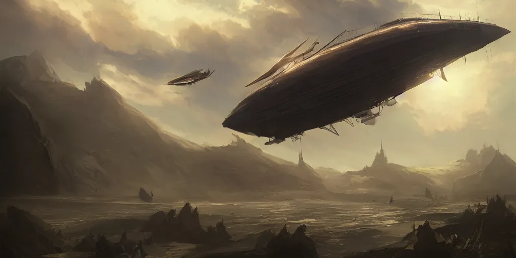 Prompt: greg rutkowski long butterfly airship in the summer sky, trending on artstation