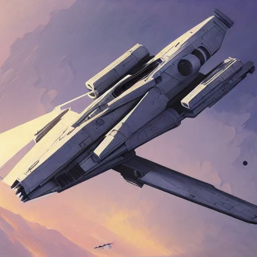 Prompt: scifi concept art by ralph mcquarrie, x wing starfighter, star wars expanded universe, intrincate, highly detailed, digital painting, artstation, concept art, smooth, sharp foccus ilustration, artstation hq