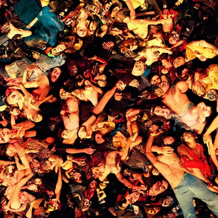 Image similar to enter the void, by gaspar noe, cinematic