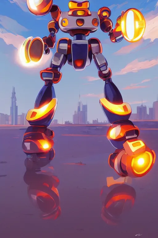 Image similar to metabots medabots medarotto medarot robot minimalist comics, behance hd by jesper ejsing, by rhads, makoto shinkai and lois van baarle, ilya kuvshinov, rossdraws global illumination ray tracing hdr radiating a glowing aura