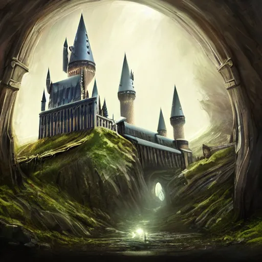 Image similar to hogwarts, dynamic lighting, photorealistic fantasy concept art, trending on art station, stunning visuals, creative, cinematic, ultra detailed