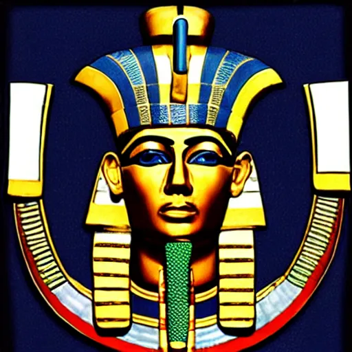 Prompt: president of the united states of america, state of the union, king tut