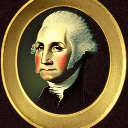 Prompt: a sharply detailed, focus-stacked, microscopic close-up of George Washington crossed with a mosquito