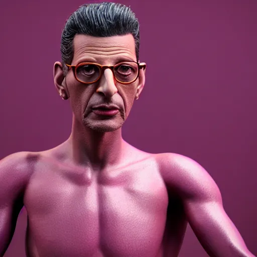 Image similar to intricate hyper detailed ultra sharp, plum with a face of!! jeff goldblum!!!,, material is!!! plum!!!, sentient fruit, jeff goldblum is a plum, sharp focus, global illumination, radiant light, alexandre ferra, irakli nadar, octane render, unreal engine, 4 k, ultra hd,