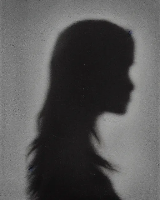 Prompt: a woman's face in profile, long hair made of obsidian shards, in the style of the Dutch masters and Gregory Crewdson, dark and moody