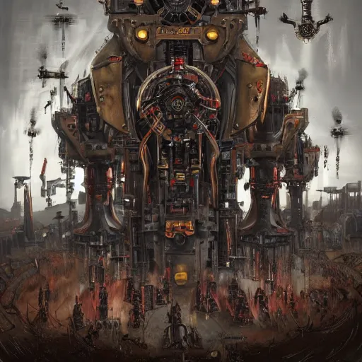 Image similar to adeptus mechanicus