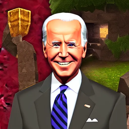 Image similar to joe biden as a runescape character, osrs gameplay