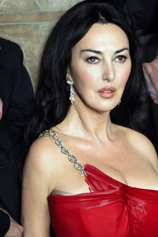 Prompt: Monica Bellucci as the Queen
