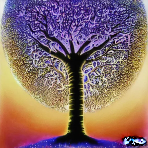 Image similar to luminous tree of life by daniel conway