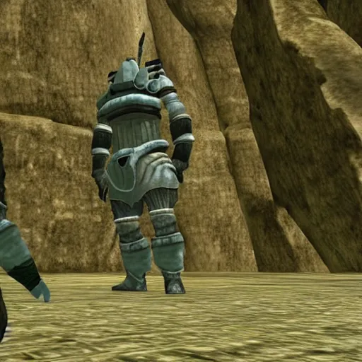 Prompt: prototype screenshots of ps 2 game shadow of the colossus, 2 0 0 4