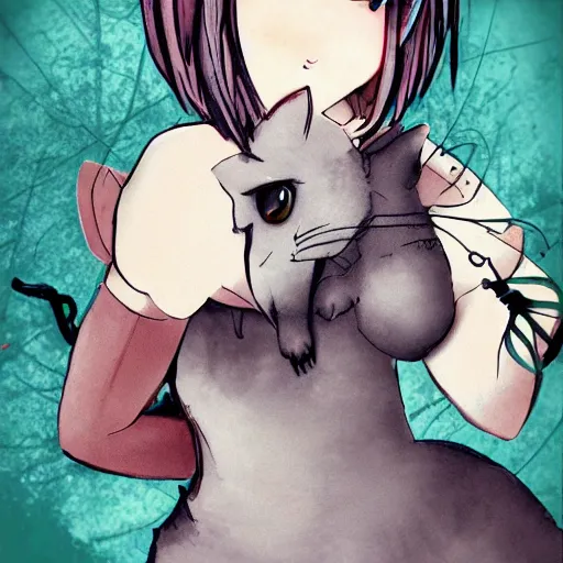 Image similar to catgirl