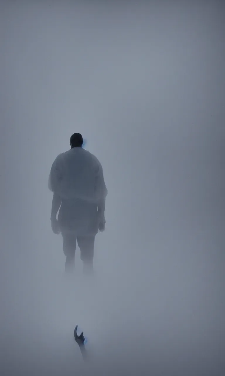 Prompt: POV photo of my diverse arms digging inside an impossible aerogel portal containing a stack of aerogel pads/tablets with handles and grips and node-based visual programming languages, scale model floating in midair in front of me: brilliant daylight emerging from the thick fog, Leica 8K still from an A24 film