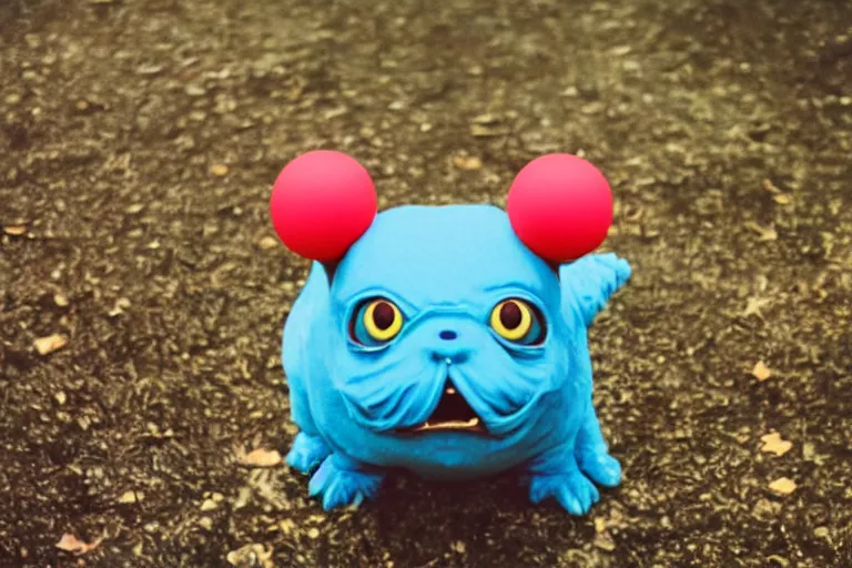 Image similar to a photo of koffing as a real creature in the real world, kodak ektachrome e 1 0 0 photography