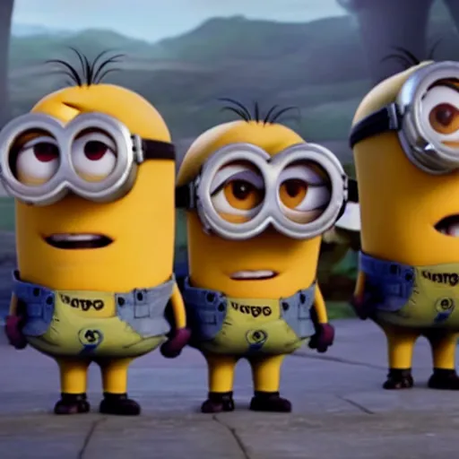 Image similar to ariana grande in the movie minions 4k