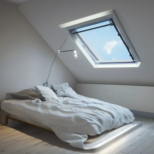 Image similar to skylight with led strip lighting, realistic, wide shot, octane render, house and home, home and garden, hyper realistic, high quality, highly detailed, hd, beautiful, cinematic, 8 k, unreal engine,