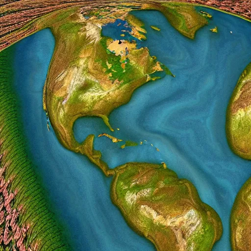 Image similar to fractal earth