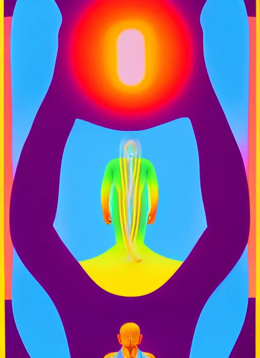 Image similar to yoga by shusei nagaoka, kaws, david rudnick, airbrush on canvas, pastell colours, cell shaded, 8 k