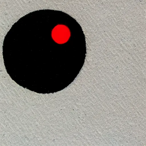 Prompt: a single colorful dot on a piece of paper, made out of skin