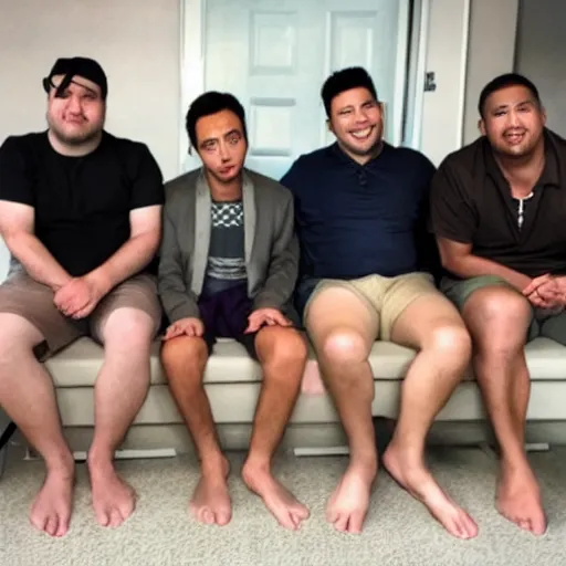 Prompt: average white man, average asian man, average black man, average latino man