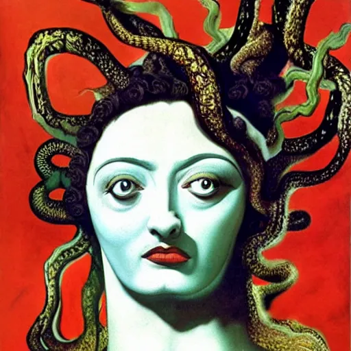 Image similar to Medusa by Salvador Dali