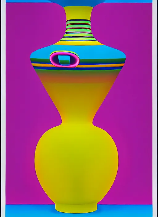 Image similar to vase by shusei nagaoka, kaws, david rudnick, airbrush on canvas, pastell colours, cell shaded, 8 k